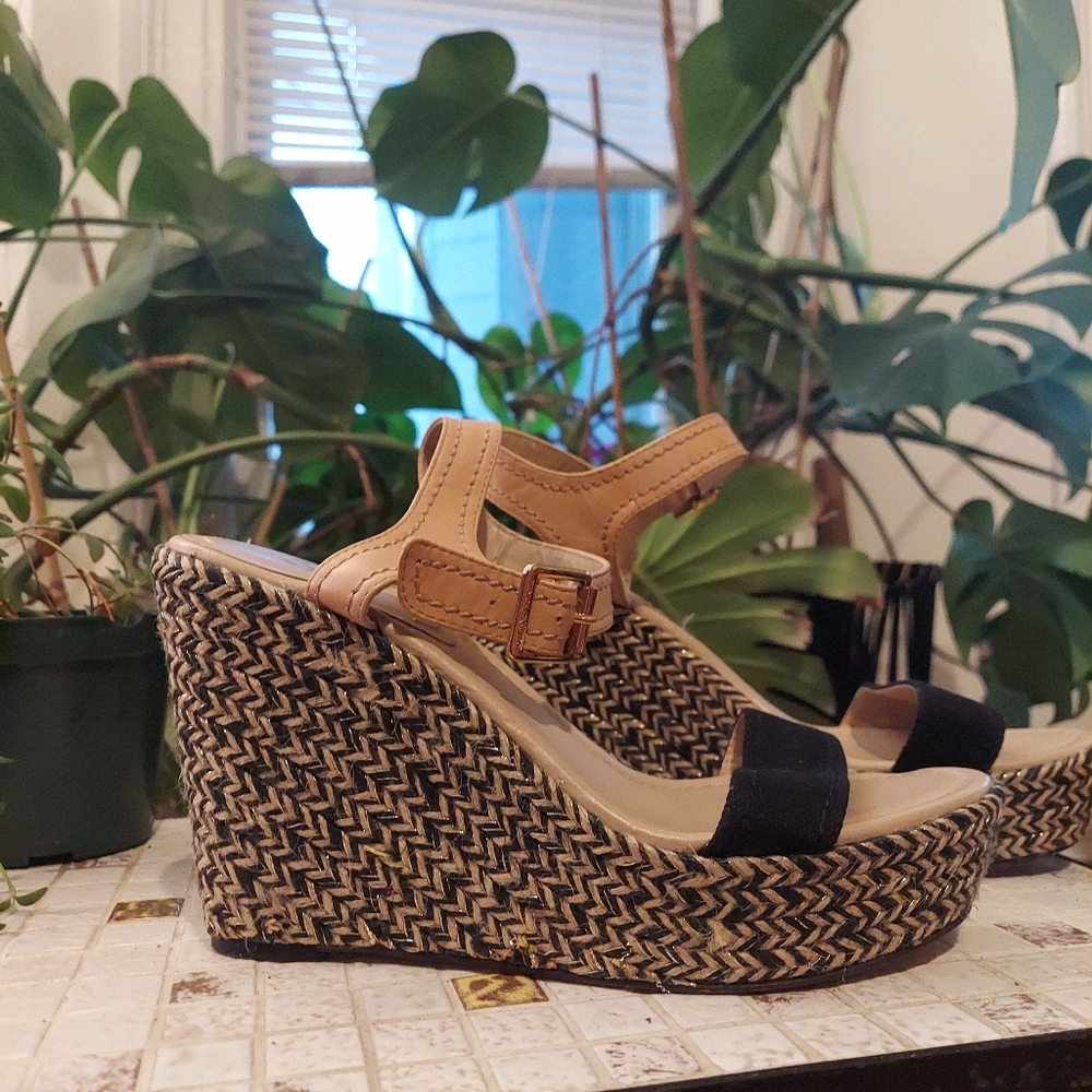 Vince Camuto open toe wedge sandals